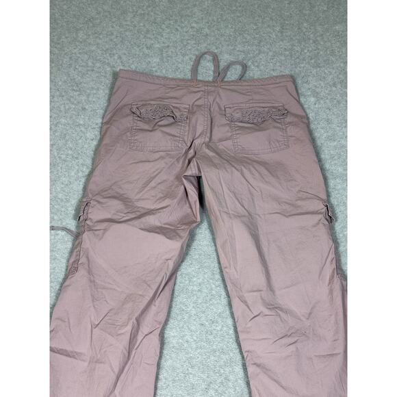 Old Navy Womens Size 1 Purple Low Waist Straight Leg Cargo Pants Y2k - Picture 11 of 14